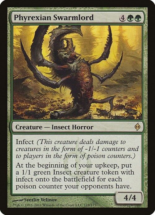 Phyrexian Swarmlord Card Front