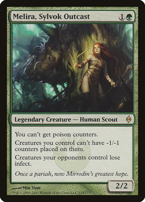 Melira, Sylvok Outcast Card Front