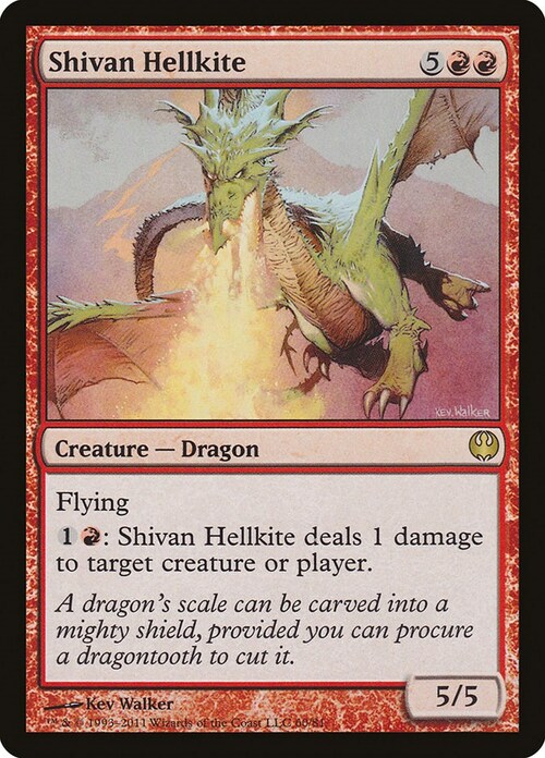 Shivan Hellkite Card Front