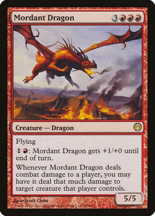 Mordant Dragon Card Front