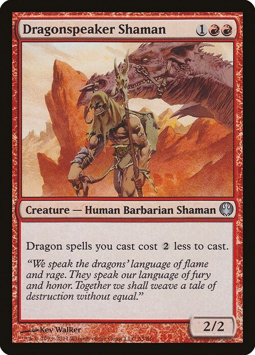 Dragonspeaker Shaman Card Front