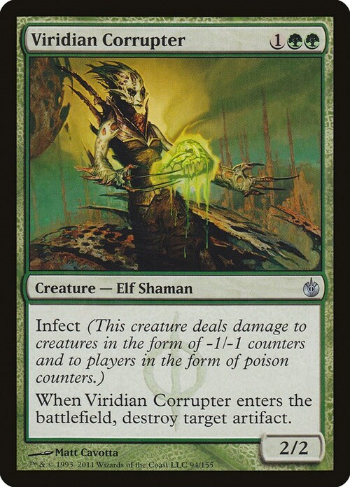 Viridian Corrupter Card Front