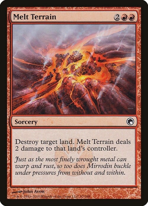 Melt Terrain Card Front