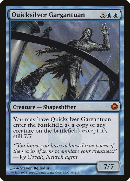 Quicksilver Gargantuan Card Front