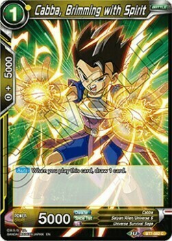 Cabba, Brimming with Spirit Card Front