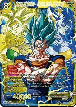 Power of Potara - Vegito, Kefla & Zamasu Card Front