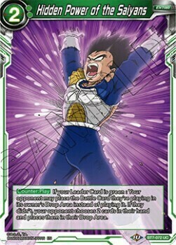 Hidden Power of the Saiyans Card Front