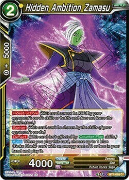 Hidden Ambition Zamasu Card Front