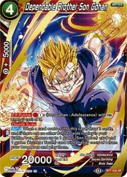 Dependable Brother Son Gohan Card Front