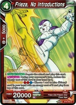 Frieza, No Introductions Card Front