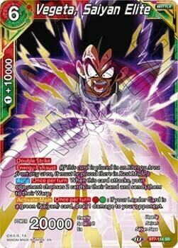 Vegeta, Saiyan Elite Card Front