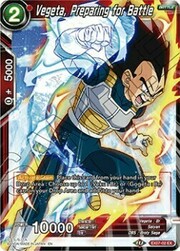 Vegeta, Preparing for Battle