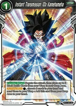 Instant Transmission 10x Kamehameha Card Front