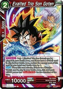 Exalted Trio Son Goten Card Front