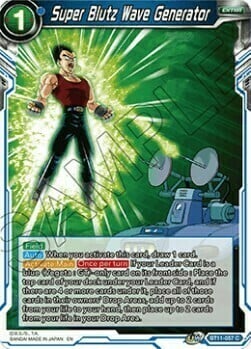 Super Blutz Wave Generator Card Front