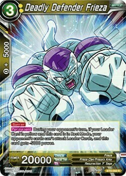 Deadly Defender Frieza Card Front