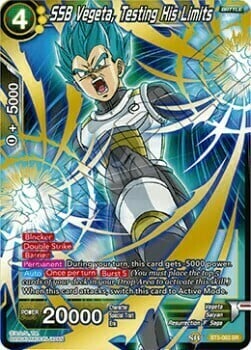 SSB Vegeta, Testing His Limits Card Front