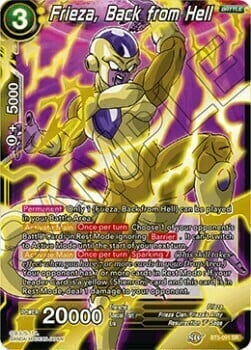 Frieza, Back from Hell Card Front