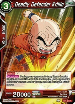 Deadly Defender Krillin Card Front