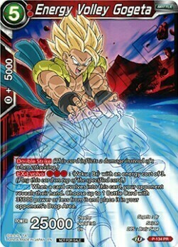 Energy Volley Gogeta Card Front