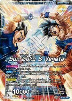 Son Goku & Vegeta // Miracle Strike Gogeta Card Front