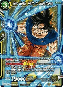 Son Goku, Path to Greatness Card Front