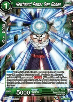 Newfound Power Son Gohan Card Front