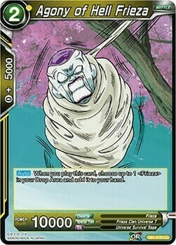 Agony of Hell Frieza Card Front