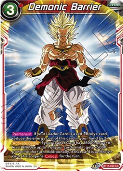 Demonic Barrier Card Front