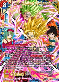 The Radiant Saiyans Card Front