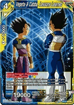 Vegeta & Cabba, Lessons Learned Card Front