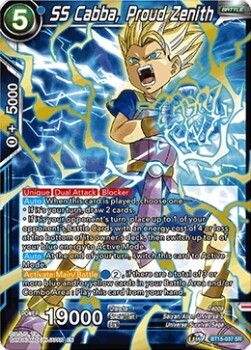 SS Cabba, Proud Zenith Card Front