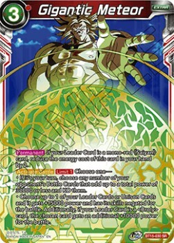 Gigantic Meteor Card Front