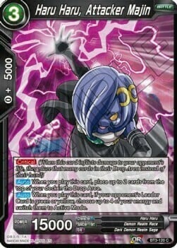 Haru Haru, Attacker Majin Card Front