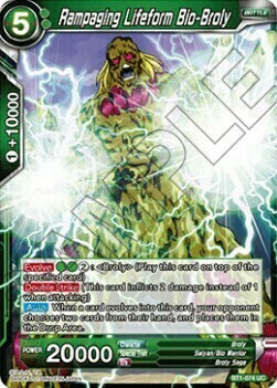 Rampaging Lifeform Bio-Broly Card Front