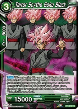 Terror Scythe Goku Black Card Front