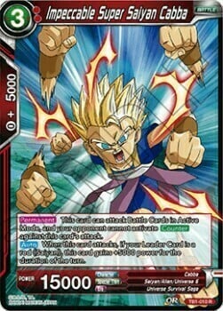 Impeccable Super Saiyan Cabba Card Front