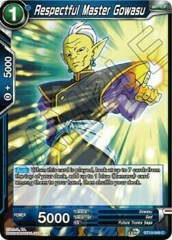 Respectful Master Gowasu Card Front