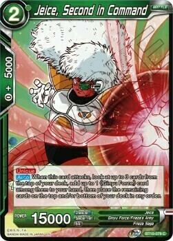 Jeice, Second in Command Card Front