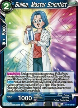 Bulma, Master Scientist Card Front