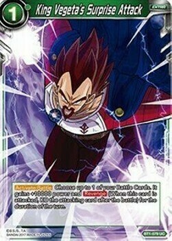 King Vegeta&#39;s Surprise Attack Card Front