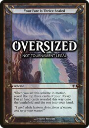 Your Fate Is Thrice Sealed