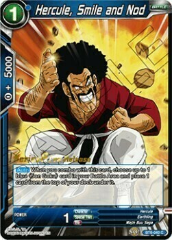 Hercule, Smile and Nod Card Front