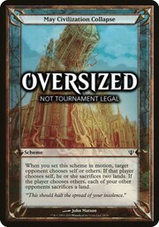 May Civilization Collapse