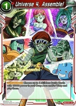 Universe 4, Assemble! Card Front