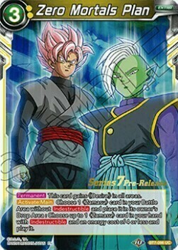 Zero Mortals Plan Card Front