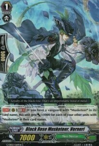 Black Rose Musketeer, Verneri Card Front