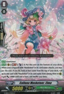 Calluna Musketeer, Elma Card Front