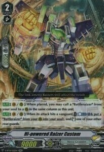 Hi-powered Raizer Custom Card Front