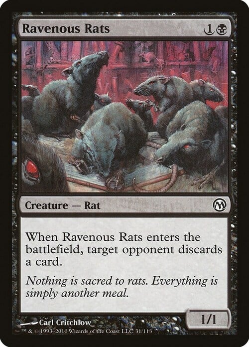 Ravenous Rats Card Front